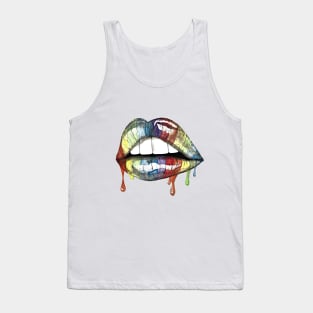 Rainbow Lips Tank Top